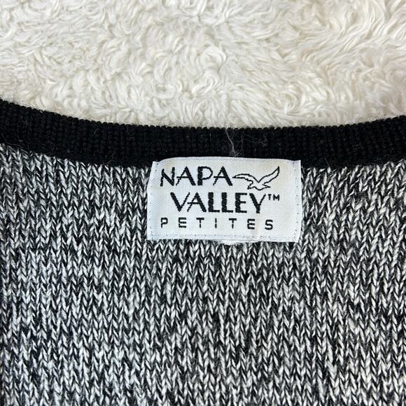 Vintage Napa Valley Petites snowflake sweater vest, size Large - Picture 6 of 6